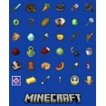 thumbnail image 2 of Men's Minecraft Item Collection Graphic Tee Royal Blue 2X Large, 2 of 4