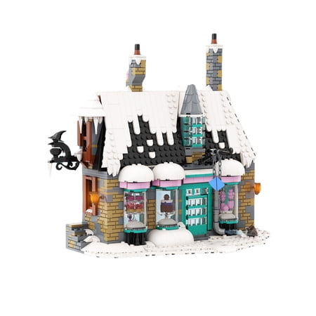 Winter House Building Blocks Set Hogsmeades Village Visit Building Toy Honey Sweet Duked Architecture Model (1184Pcs)