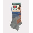 thumbnail image 2 of Hanes Explorer Downtown Streets Men's Heel Shield Socks, 3-Pairs Grey/Charcoal 6-12, 2 of 3