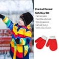 thumbnail image 2 of Manoplas para niños Minnieouse calentador de manos exteriores guantes de color sólido rojo brillante, 2 of 6