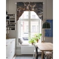 thumbnail image 5 of Forest Deer Kitchen Swag Valances for Windows, Farmhouse Vintage River Elk Swag Valances Curtains for Living Room, Rod Pocket Window Treatments for Bathroom, Bedroom, Cafe, 56"x36", 5 of 6
