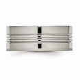 thumbnail image 3 of Titanium Grooved 9mm Polished Band, 3 of 4