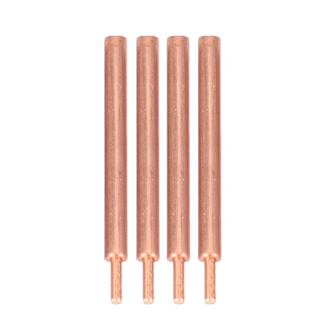 4 Uds Pin de soldadura soldador por puntos soldadura agujas de cobre fijas para 737g Afortunado Sencillez