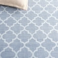 thumbnail image 6 of SAFAVIEH Arizona Shevon Trellis Polyester Machine Washable Runner Rug, Gray/Ivory, 2'6" x 8', 6 of 10