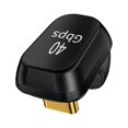thumbnail image 1 of crativent PVC Type-C Male to Female Smartphone Adaptor 5A 40Gbps Plating Fast Transmitting ComputerNotebook Computer Converter USB 4.0 Gold 1Set, 1 of 6