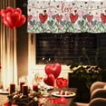 thumbnail image 2 of Valentine's Day Printed Kitchen Curtain Fabric Decorative Window for Bedroom and Home, 2 of 8