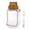 Brown B, variant on KGJQ Bear-Shaped Salad Jar with Built-In Fork Portable Plastic Container for Overnight Oats Fruit Leak-Proof Transparent Salad Container