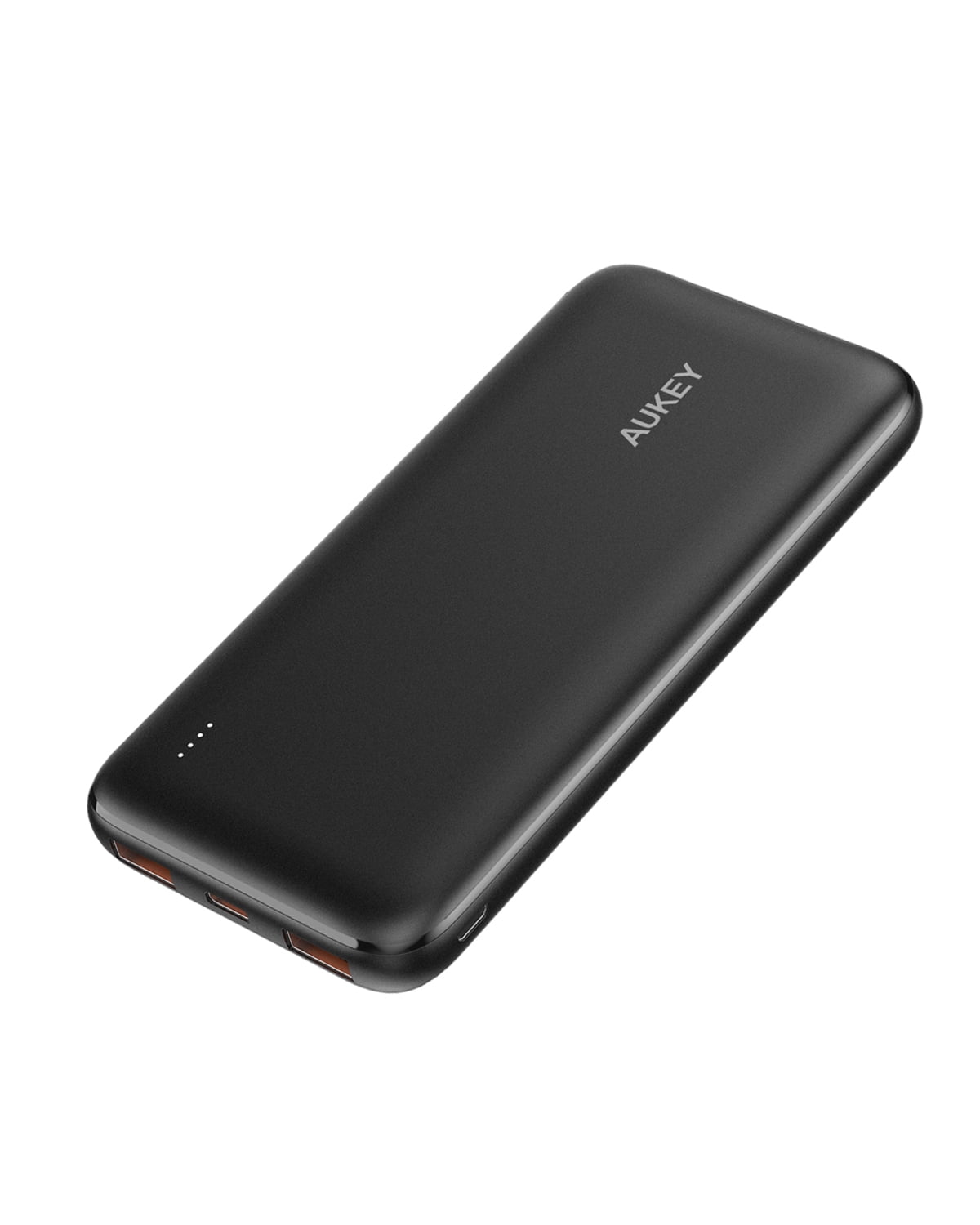 Powerful White LCD Display Portable Charger 10000mAh, Ainope Power Bank/External Battery Pack/Battery Charger/Phone Backup with 2 USB Output,Perfect for Travel Small