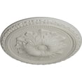 thumbnail image 3 of Ekena Millwork 18"OD x 1 3/8"P Richmond Ceiling Medallion (Fits Canopies up to 2 5/8"), Hand-Painted Pot of Cream, 3 of 5