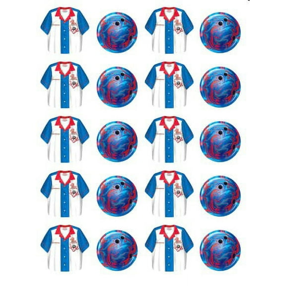 Bowling Party Sticker Party Favors