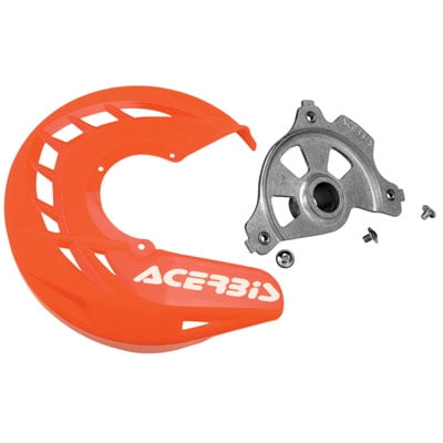 Acerbis X-Brake Front Disc Cover with Mounting Kit Orange for Yamaha YZ250 2002-2018