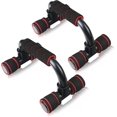 thumbnail image 1 of 1 Pair Non-Slip Push-Up Bars, Hand Grips Home Gym Workout, For Strength Training Arms Shoulders Chest Back Triceps Chest, 1 of 5
