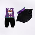 thumbnail image 4 of Likimi Baby Boys Halloween Jumpsuits Crew Neck Hallowmas Graphic Print Long Sleeve Romper For Baby Performance Casual Clothes Purple Size 3-6 Months, 4 of 8