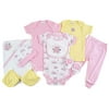 10-Piece Deluxe Bath & Combed Cotton Layette Set, Pink