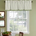 thumbnail image 4 of Green Floral Valances for Windows, Decorative Rod Pocket Window Valance Curtains, Spring Flowers Short Curtain Drapes for Kitchen/Bathroom/Living Room, 2 Panels, 42" W x 18" L, 4 of 8