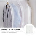 thumbnail image 2 of NISHUNA 1pc Home Wardrobe Clothes Dust-proof Bag Clothing Cover Hanging Garment Bags, 2 of 6