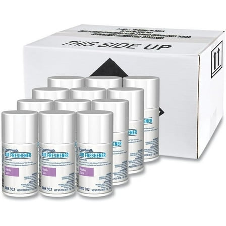 CQRF 1048762 7 oz. Aerosol Spray Metered Air Freshener Refill - Powder Mist (12/Carton)