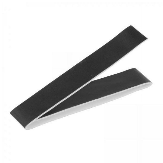 Almencla 2x Badminton Tennis Racket Head Protection Sticker Frame Protection Tape for Racket Frame , Black, 2 Pcs