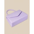 thumbnail image 3 of Women's Elegant Top Handle Handbag, Pebbled PU Leather Satchel Purse, Structured Shoulder Bag for Work, Party & Daily Use, 3 of 8