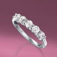 thumbnail image 4 of Ross-Simons 1.00 ct. t.w. Diamond 5-Stone Ring in 14kt White Gold, Women's, Adult, 4 of 6
