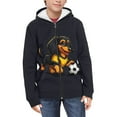 thumbnail image 3 of Chririnla Dachshoud Soccer Boys Casual Zip Up Jacket Hooded Long Sleeve with Pockets Lightweight Sporty Top Kids Size 8-10, 3 of 6