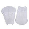 thumbnail image 3 of 1/6Pcs 11-16Cm Root Control Clear Plastic Orchid Pots With Holes Transparent Flower Pot Succulents Plant Prevent Plant Decay, 3 of 9