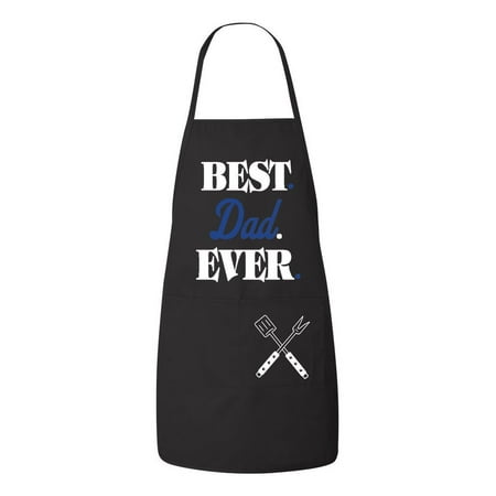 Fasciino - Best (Dad, Mom, Aunt, Uncle, Grandma, Grandpa) Ever Apron with two pockets for Kitchen BBQ Cooking Baking (The Best Mom Tube)