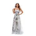 thumbnail image 4 of Disfraz de novia fantasma Sunloudy para mujer, vestido de novia muerta con estampado de sangre de lujo con velo de novia Sunloudy  moda, 4 of 8