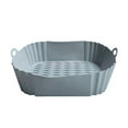 thumbnail image 1 of SharkTRUE 1PC Square Silicone Air Fryer Basket Reusable High Easy Clean To Temperature Air Resistant, 1 of 8