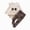 R599-Beige, variant on NOLDARES Toddler Baby Girl Fall Winter Outfit Print Long Sleeve Sweatshirts and Stretch Pants Infant Girl Clothes(Brown,5 Y)