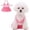 Pink, variant on HQREA Dog Bikini Swimsuit Summer Puppy Bathing Dress Beach Clothes Cat Costume for Puppy Cat