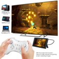 thumbnail image 4 of Manette Wii U, Manette Analogique Double Bluetooth Rechargeable pour Manette Wii U Pro avec Câble de Chargement USB, 4 of 5