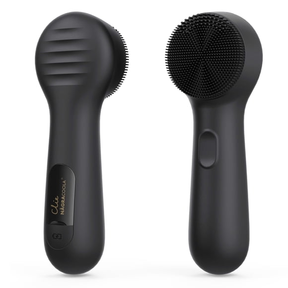 Silicone Face Scrubber, NågraCoola CLIE 2.0 Facial Cleansing Brush, Rechargeable, Waterproof Face Scrub Brush for Cleansing, Exfoliating, M