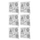 thumbnail image 3 of 10 sellos transparentes para manualidades, sellos decorativos para álbumes de recortes, diarios, álbumes de fotos y sobres., 3 of 14