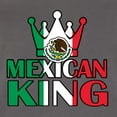 thumbnail image 5 of Wild Bobby Mexican King Latin Pride Women Racerback Tank Top, Dark Grey, Medium, 5 of 5