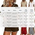 thumbnail image 3 of DYTTDG Solid Color Pajama Set for Women Short Sleeve Flouncing Cuff Shirt with Short Pajama Pant Set Soft Button Down & Drawstring, 3 of 6