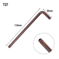 thumbnail image 2 of 5pc T15-T30 Double-End 2-way Mini Torx Screwdriver Spanner Wrench For Car Repair Torx Hex Key Screwdriver Wrench, 2 of 12