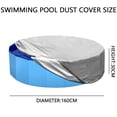thumbnail image 2 of Dinheiro Cubierta de piscina para perros de varios tamaños, portátil, redonda, plegable, cubierta de piscina para niños con material de tela Oxford y diseño de cordón, impermeable y a prueba de, 2 of 7