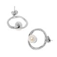 thumbnail image 3 of s Mujeres De Moda Antiguos De Cristal De Pers De Joyería De Perno Prisionero Del Oído Del Pendiente Del De Perforación Sunnimix aretes de círculo, 3 of 8