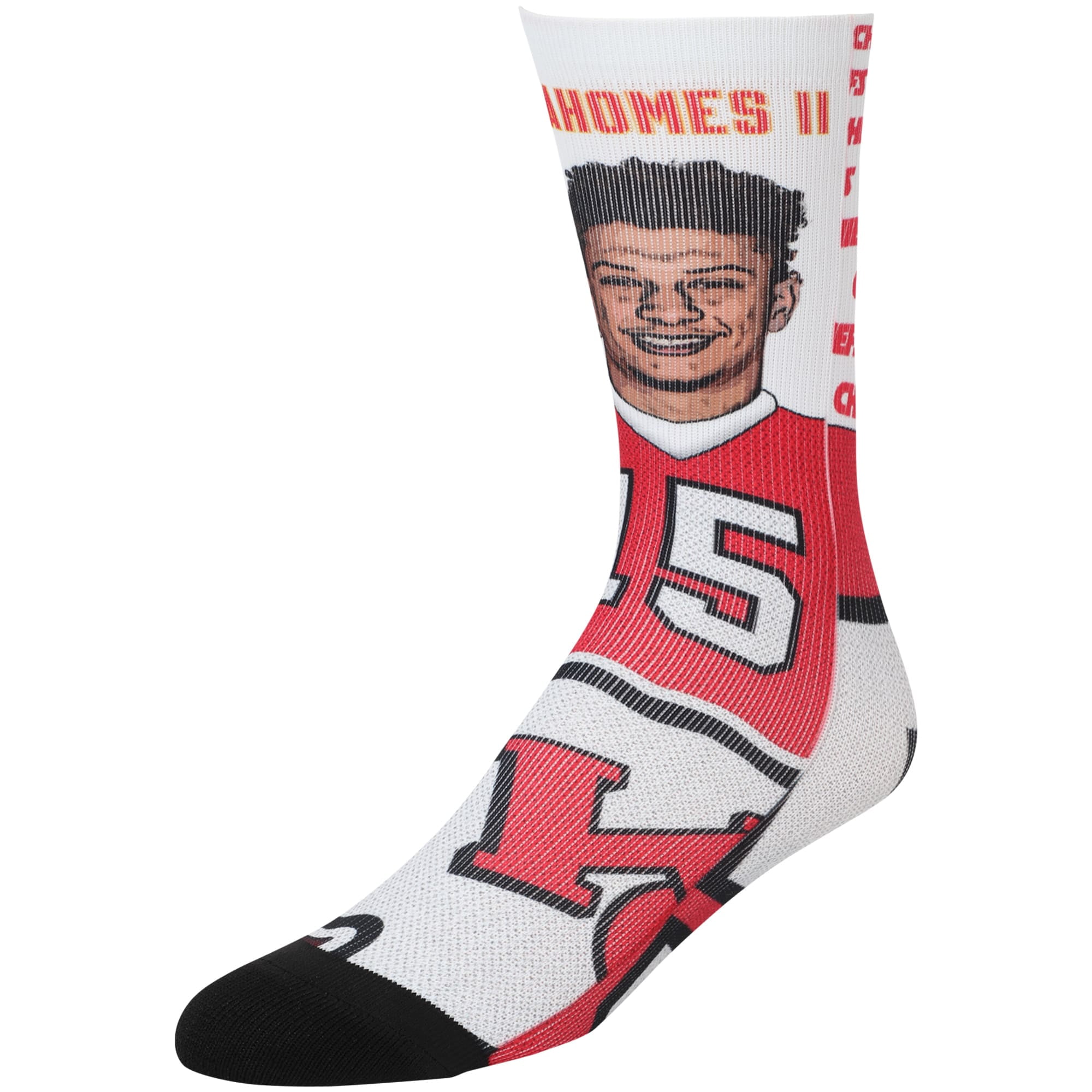 For Bare Feet Patrick Mahomes Kansas City Chiefs Player Jump Socks