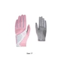thumbnail image 4 of Guantes de golf Greeniant para mujer de cuero antideslizantes transpirables rosa talla 17, 4 of 6