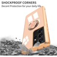 thumbnail image 4 of Compatible for Samsung Galaxy S21 Ultra Case with Ring Holder Kickstand [with Magnetic] Soft TPU Shockproof Electroplated Protective Phone Case for Galaxy S21 Ultra 5G Pink, 4 of 14