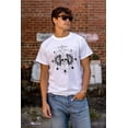 thumbnail image 5 of Celestial Skull Lunar Moon Cycle Plus Size Crewneck Graphic Tee Shirt Brisco Brands 2X, 5 of 6