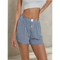 thumbnail image 5 of Boxer Shorts for Women Trendy Summer Low Rise Lounge Shorts Pajama Shorts Preppy Clothes, 5 of 6