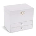 thumbnail image 3 of Jewelkeeper Personalize-Your-Own White Musical Ballerina Jewelry Box with 2 Pullout Drawers, You are My Sunshine Tune, 3 of 5