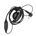 thumbnail image 5 of Walkie Talkie Auricular Intercomunicador Radio bidireccional Auriculares negros Sistema de recepción de audio universal, 5 of 5