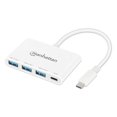 thumbnail image 1 of Hub USB-C Manhattan 168434 3 Puertos Carga 100W, 1 of 6