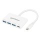 thumbnail image 1 of Hub USB-C Manhattan 168434 3 Puertos Carga 100W, 1 of 6