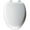 White, variant on Mayfair Lift off Elongated Cushioned Vinyl Toilet Seat in Bone