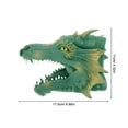 thumbnail image 2 of EASTIN Realistic Dragon Hand Puppet TPR Green 1Pack, 2 of 8